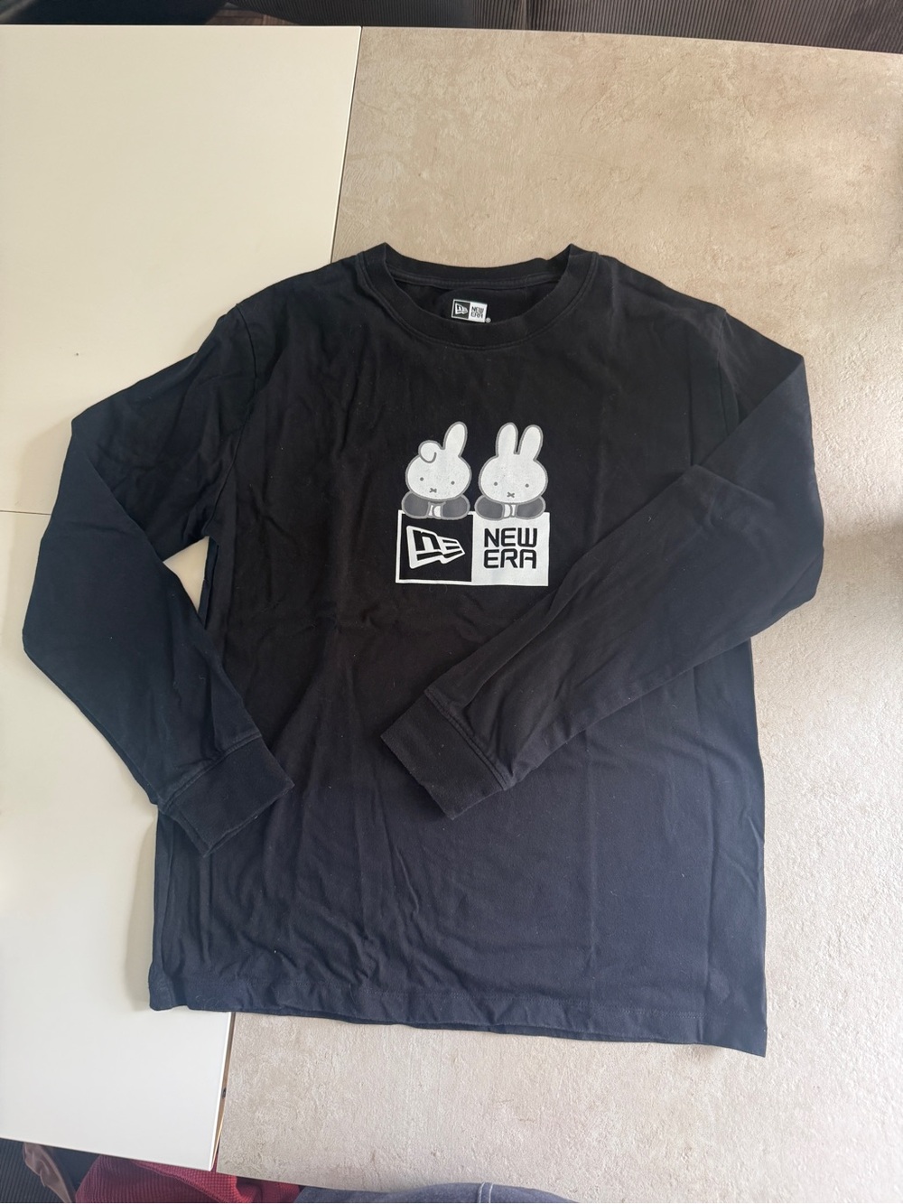 New Era crossover Miffy in Black Long Sleeve Tee